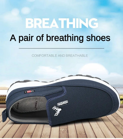 Men's Shoes Casual Sneakers Summer Breathable Mesh Waterproof Outdoor Slip On Flats Affordable Free Shipping Shoes.