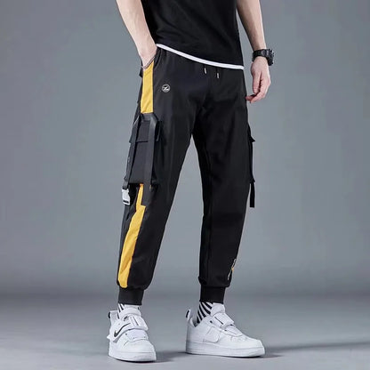 Men's new pants, men's Korean style trendy loose fitting student ins nine point chic casual workwear pants, trendy brand ankle b.