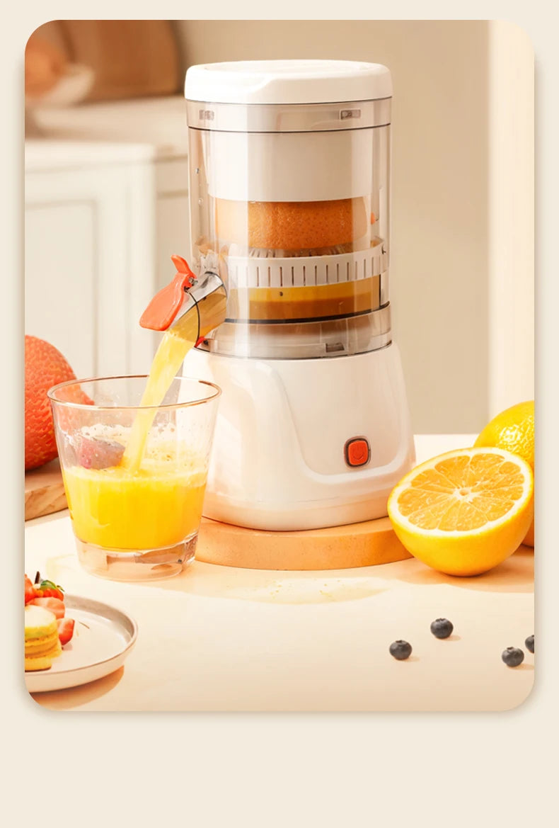 USB Charging Portable Electric Juicer 7.4V Orange Lemon Fruit Blender Household Juice Squeezer Mixer Citrus Juicer for Travel