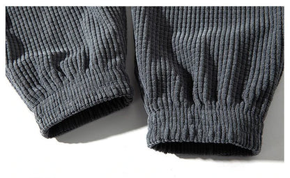 Baggy Corduroy Jogger Pants Men Tech Fleece Sweatpants Man Autumn Winter Casual Harem Pants Male Sport Thermal Trousers.