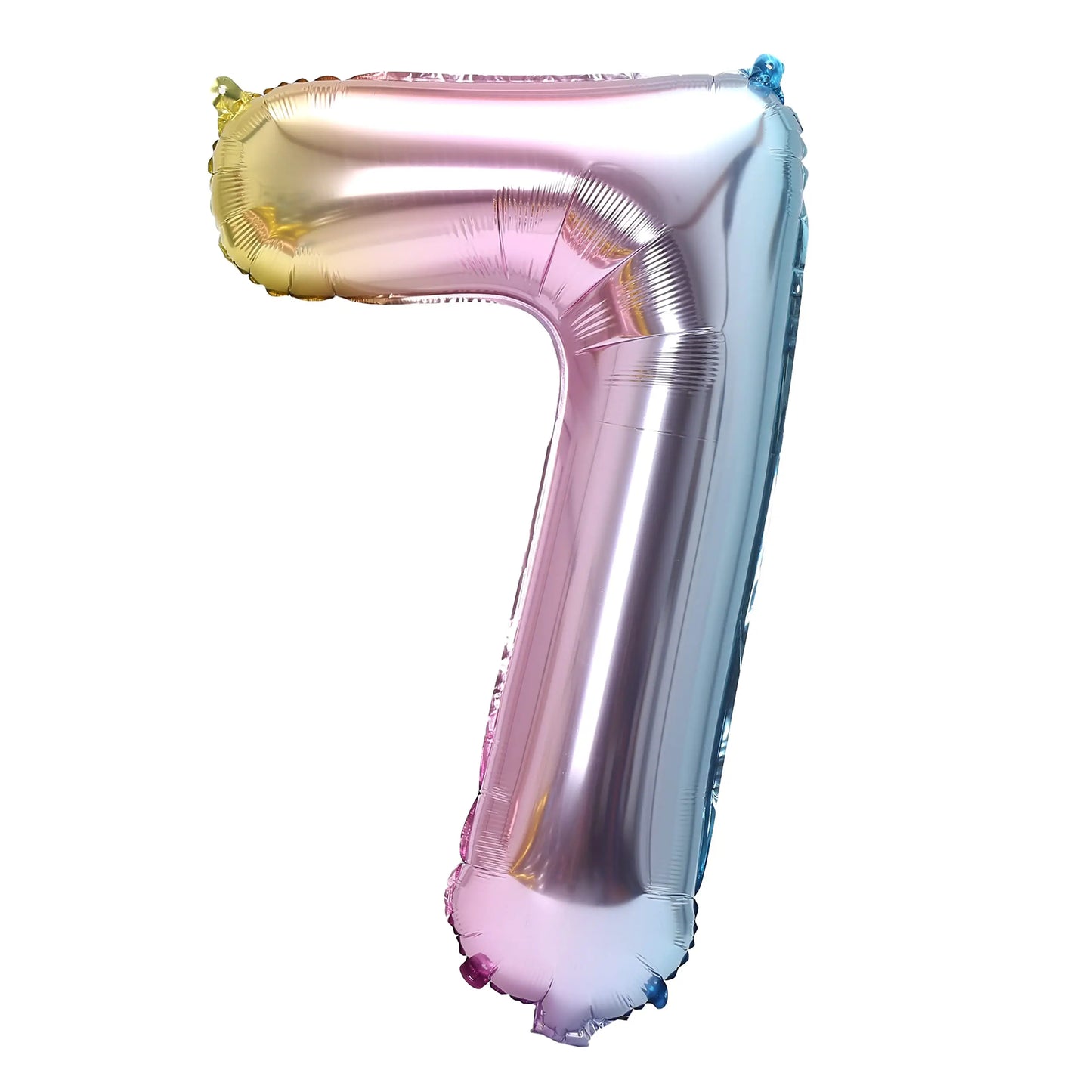 32 Zoll Regenbogen-Farbverlaufs-Zahlen-Folienballon 1-9 für Kindergeburtstag, Party-Dekoration, Babyparty, Brautparty, weitere Optionen verfügbar.