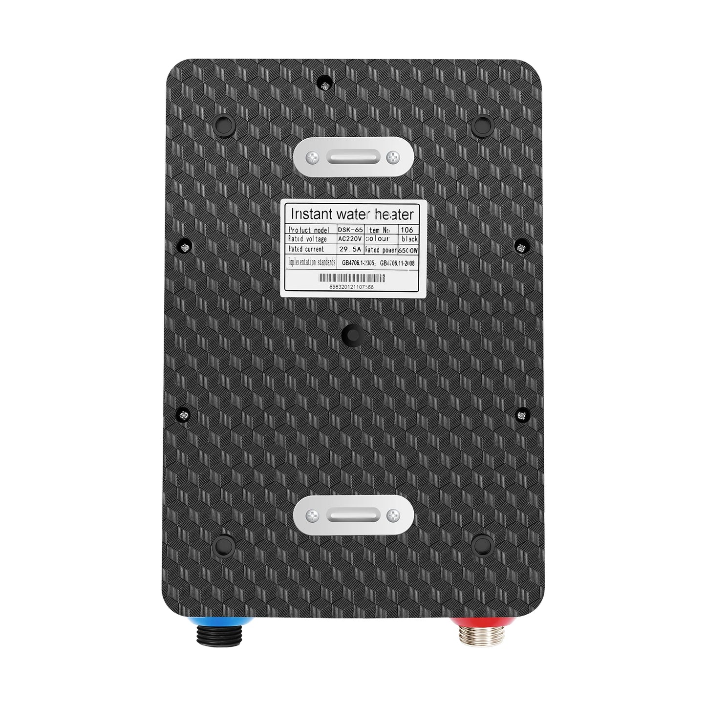 6500W 220V Electric Instant Hot Water Heater  Shower Bathroom Faucets Kitchen Tap Digital Display Temperature Automatic