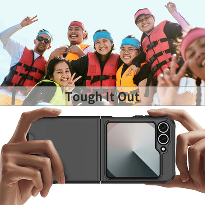 Luxury Original Official Slim Matte Protection Phone Case Samsung Galaxy Z Flip 7 6 5 4  For Wireless Charging Shockproof Cover.