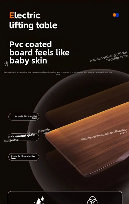 Elektrischer höhenverstellbarer intelligenter Stehschreibtisch, Computer-Workstation, Heimbüro, Gaming-Tisch, Arbeitszimmer, Schreibtisch, Desktop-Computer