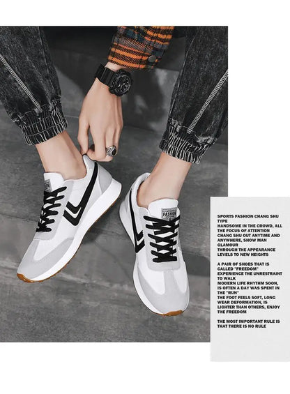 Männer Kausalen Licht Mode Turnschuhe Mann Herbst Neue Spitze-up Wohnungen Im Freien Mesh Atmungsaktive Casual Schuhe Zapatillas De hombre