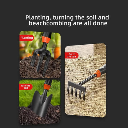 Gartengeräte Grubber Unkrautwerkzeug mit ergonomischem Griff für Rasen Garten Bauernhof Umpflanzung für Gartenarbeit Bonsai-Werkzeuge