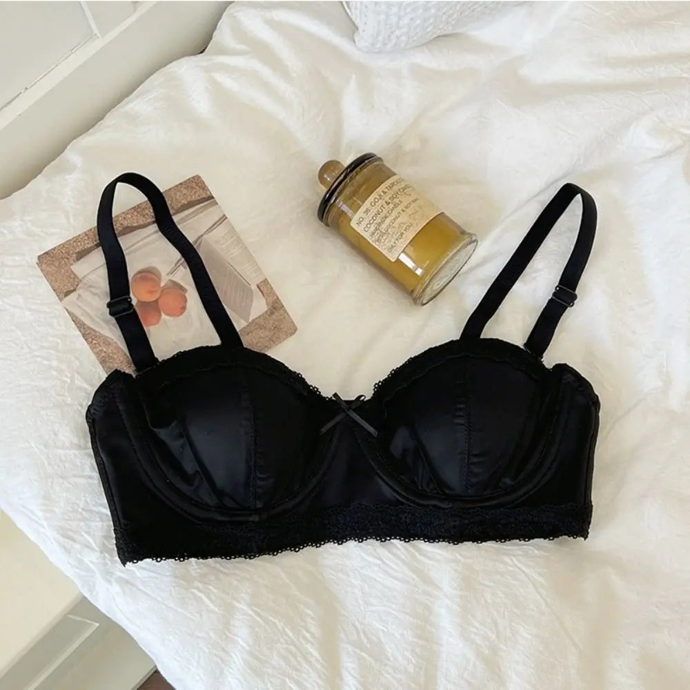 New Soft Soft Underwire Underwear Anti-sagging Simple Steel Rimmed Bra Glamour Anti-droop Bras Women.