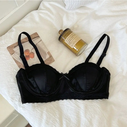 New Soft Soft Underwire Underwear Anti-sagging Simple Steel Rimmed Bra Glamour Anti-droop Bras Women.