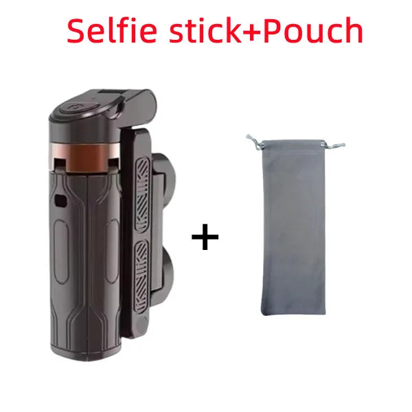 FANGTUOSI Mini Selfie Stick Portable Phone Holder Shooting Aid Versatile Integrated Design Bluetooth Remote For Live Broadcas.
