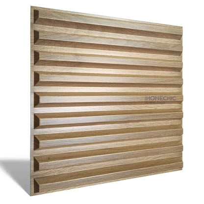 12pcs 30cm 3D Wall Panel Venetian blinds mouldings Living Room Background Decal Tile Mold 3D wall sticker bathroom kitchen wall