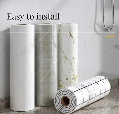 1 roll 40cm thick foam marble wallpaper waterproof and antifouling wall sticker self-adhesive wallpaper bedroom decoration