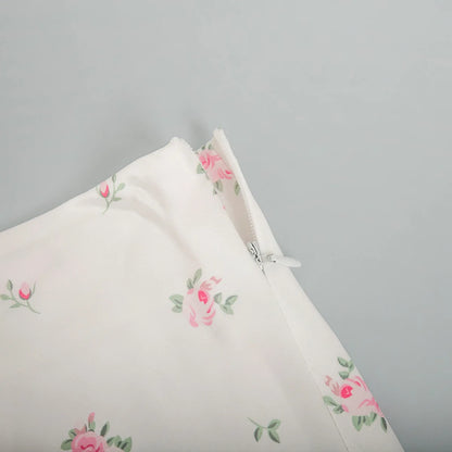 Tossy Summer Printed Fashion Long Skirt For Women High Waist Contrast Patchwork Slim Elegant Party Looks Ladies Y2k Maxi Skirt.