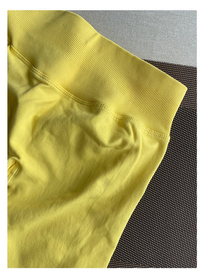 TKITK Leggings Women Seamless Sports Yoga Pants Low Ribbed Band Gym clothes Fitness Workout wear Scrunch Bum Tights.