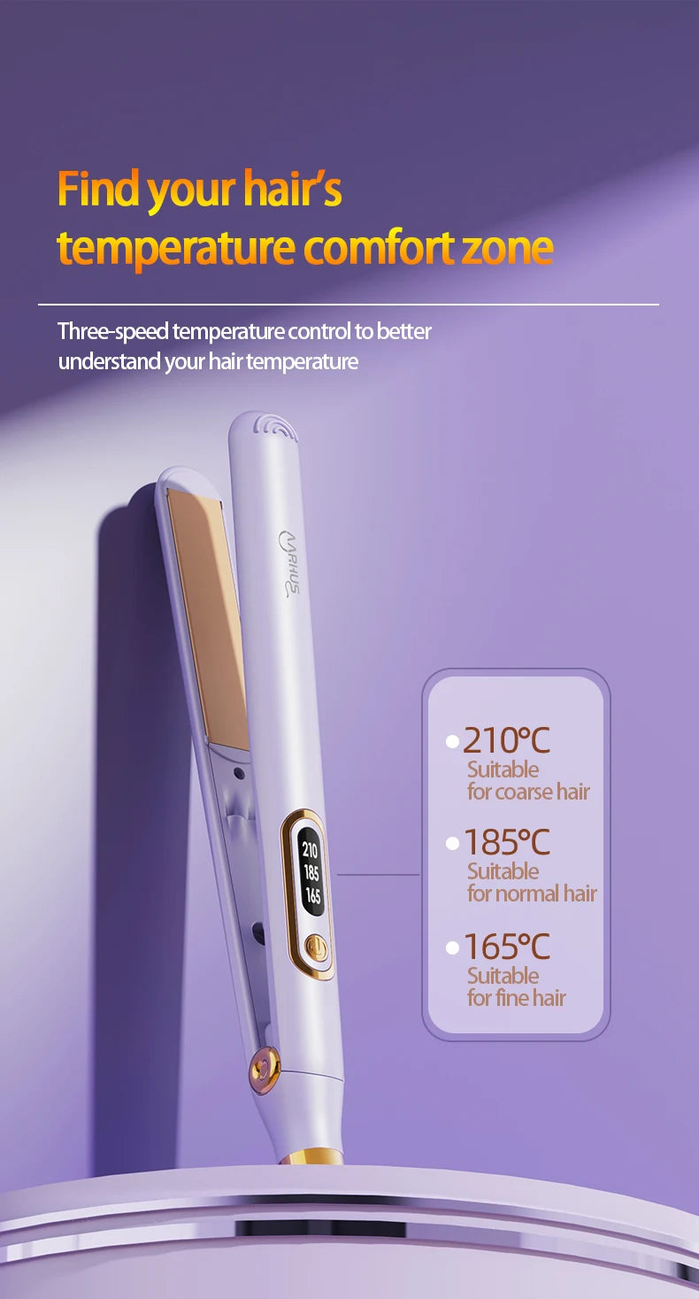 Women's Electric Hairbrush For Xiaomi Straight Hair Curly Hair 2 in 1 Negative Ion Hair Care 10 Seconds Quick Heating Hairbrush.