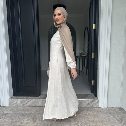 Muslimische Abaya Frauen Kleider Solide Schlank Jalabiya Eid 2025, Ramadan Marokko Islam Vestidos Largos Arabische Lange Robe Dubai Abayas Kaftan.