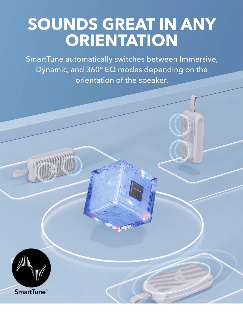 (EU stock) Soundcore Motion 300 Bluetooth loudspeaker, wireless, powerful sound, BassUp, Smart Tune, High-Resolution Audio.