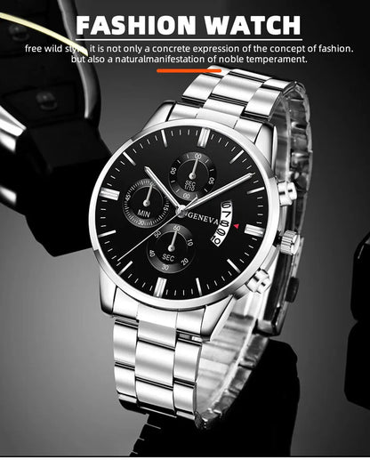 Fashion Men Watch Luxury Calendar Quartz Wrist Watch Business Watches Man Clock Male Bracelet Wristwatch.