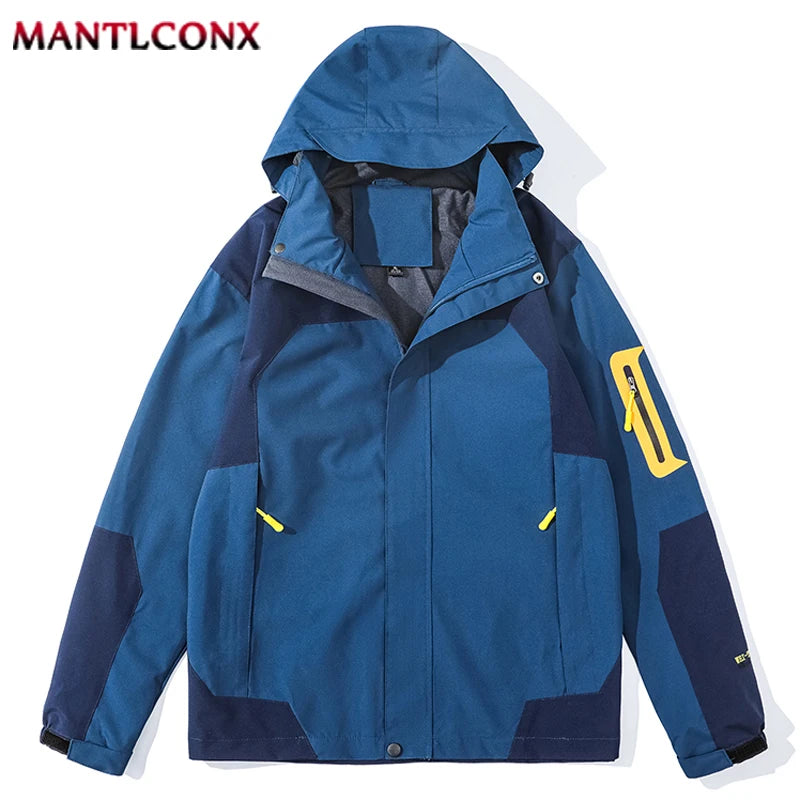 MANTLCONX New Waterproof Men's Jacket Coat Outdoor Hooded Men's Spring Jacket Windbreak Autumn Male Coat Fashion Clothing Brand