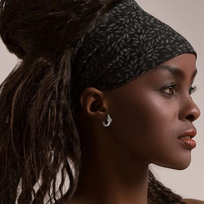 925 Sterling Silver Gold Color Circular Hoop Earrings Golden Earring Fit Original Charms Diy Fine Jewelry For Fashion Women