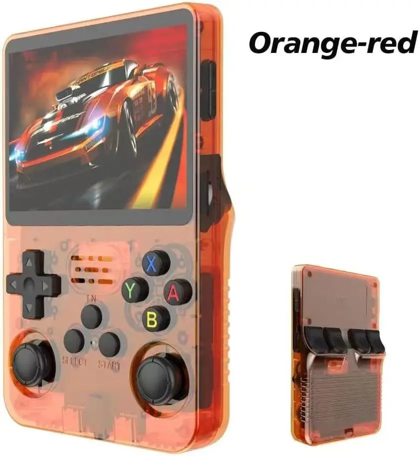 Open Source R36S Retro Handheld Game Console ARKOS 2.0 3.5Inch IPS Screen 64G/128G Portable Pocket Video Player Kids Xmas Gift