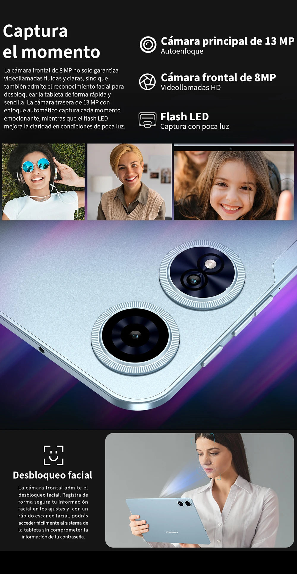 【New】Teclast T60 Plus 12 Inch Tddi 90Hz 2K Screen 2000X1200 Android 14 Widevine L1 Mtk Helio G88 (6Gb Ram+10Gb Expansion)16Gb/128Gb 8000Mah Battery 4g Lte Dual Sim Tf up to 1Tb