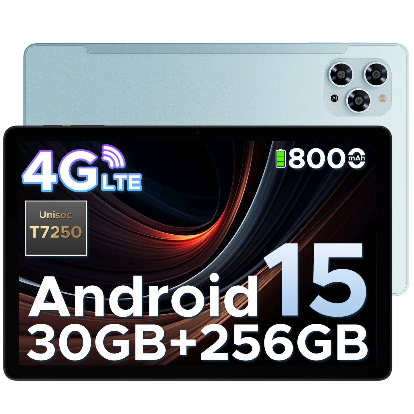 DOOGEE Tab G6 2 IN 1 Smart Tablet PC 11'' Screen Android 15 30GB RAM(6+24) 256GB ROM 8000mAh Battery Dual Speakers Widevine L1