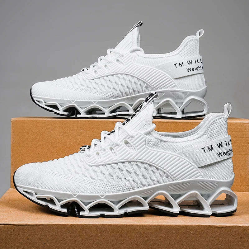 Luxury Men's Sneakers Casual Breathable Running Loafers Fashionable Trainer Race Tenis for Male Comfortable Shoes.