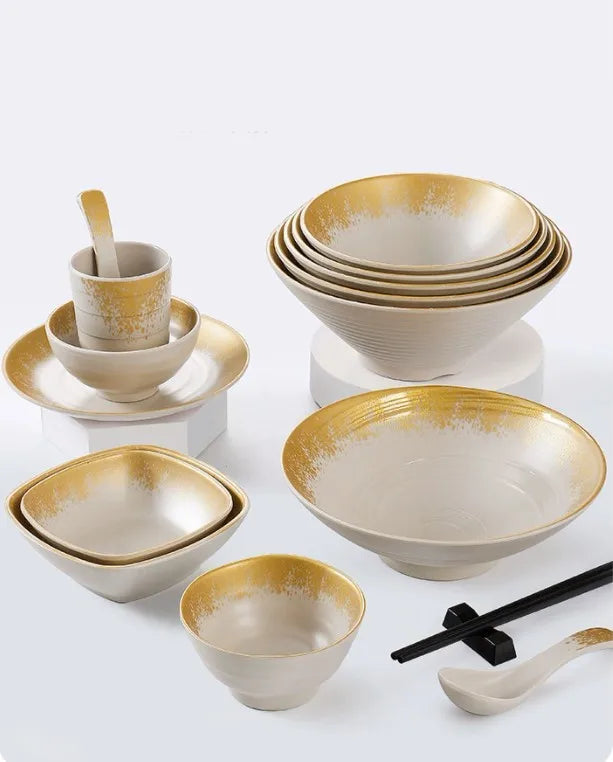 1Pc Thickened Melamine Tableware Not Easily Broken Plastic Barbecue Plate Merchant Dining Plate Household Kitchen Accessories.