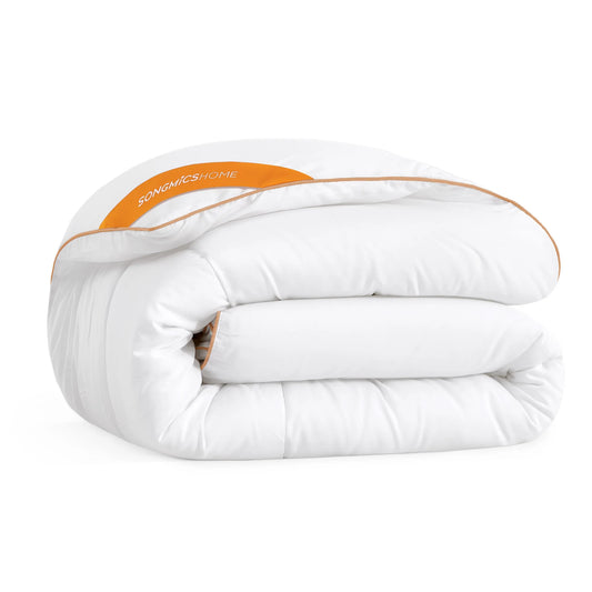 SONGMICS HOME Microfiber bedspread duvet filling: 100% microfiber quilt with 8 loops, 300 GSM  - et.