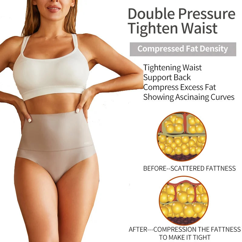 High Elastic Seamless Briefs Women Butt Lifter Panties Tummy Control Slimming Underwear Female Sexy Lingerie Large Size S-3XL.