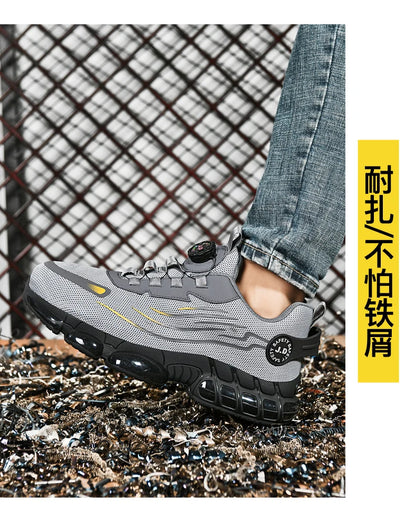 Men's Military Tactical Boots Army Boots Men Side Zipper Military Boots Men Anti-Slip Ankle Boots Work Safety Shoes Hiking Shoe.