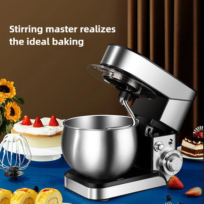 220V Household Electric Dough Mixer Automatic Home Mixer Egg Beater, Kneading Machine, Blender Kitchen Stand Mixer.