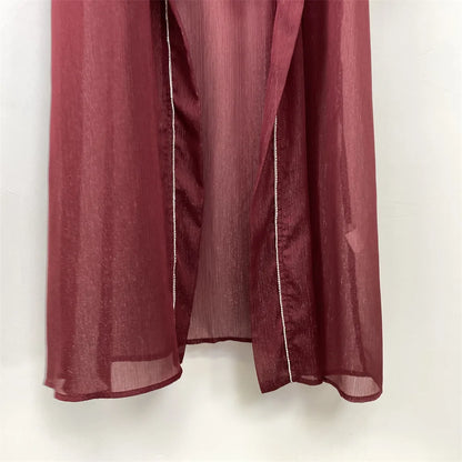 New Eid Ramadan Diamonds Open Kimono Abaya for Women Kaftan Muslim Dress Dubai Turkey Robe Islam Clothing Kebaya Caftan Jalabiya.
