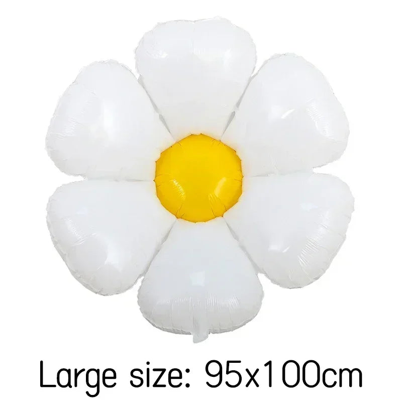 10/1PCS Weiß Gänseblümchen Blume Ballon Multi Größe Sonnenblumen Folie Ballons Helium Ball Kinder Geburtstag Party Baby Dusche dekoration.