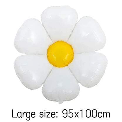 10/1PCS Weiß Gänseblümchen Blume Ballon Multi Größe Sonnenblumen Folie Ballons Helium Ball Kinder Geburtstag Party Baby Dusche dekoration.