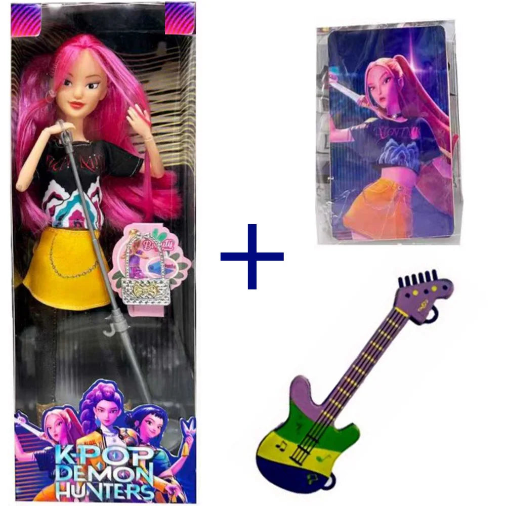 New Korean Wave Girl Group K-POP Witch Hunt Doll Rumi Mirazoi Toy Vinyl Doll Christmas Children's Birthday Gift.