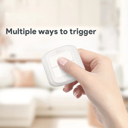 Tuya Smart WiFi/Zigbee Schalter Push Button Schalter 2 Gang 6 Szene Wireless Smart Home Fernbedienung Automatisierung Szenario schalter.