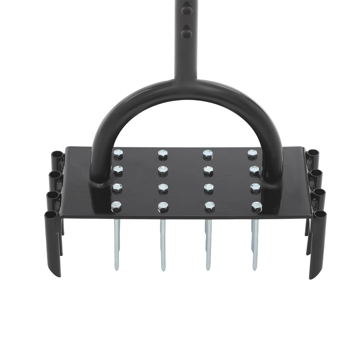 2-in-1-Rasenbelüftungswerkzeug, manuelles Rasenbelüfterwerkzeug mit 16 Spikes und 8 Entkern für Gartengras, loser Boden, verhindert Verdichtung