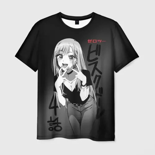 Popular Marin Kitagawa Tshirt 3D Printed Casual Men/Women's Short-sleeve Kids Kawaii Anime T-Shirt Harajuku Unisex Clothes.
