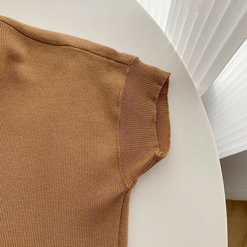 Fashion Knitted 2 Pieces Sets Women V-Neck Single Breasted Cardigan+High Waist Wide Leg Long Pants 2024 New Solid Sweater Suits.