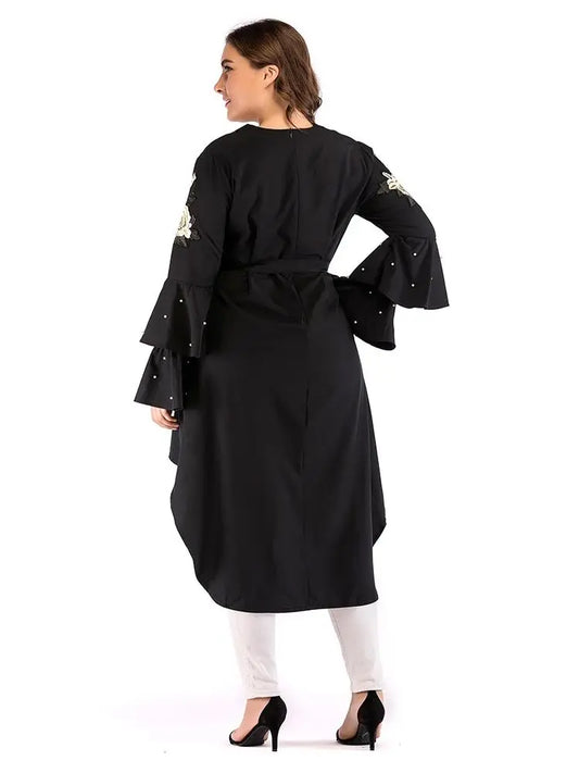 Ramadan Black Abaya Damen Dubai Luxury Islamic Women Muslim Dress Kebaya Kaftan Robe Musulmane Caftan Marocain Femme.