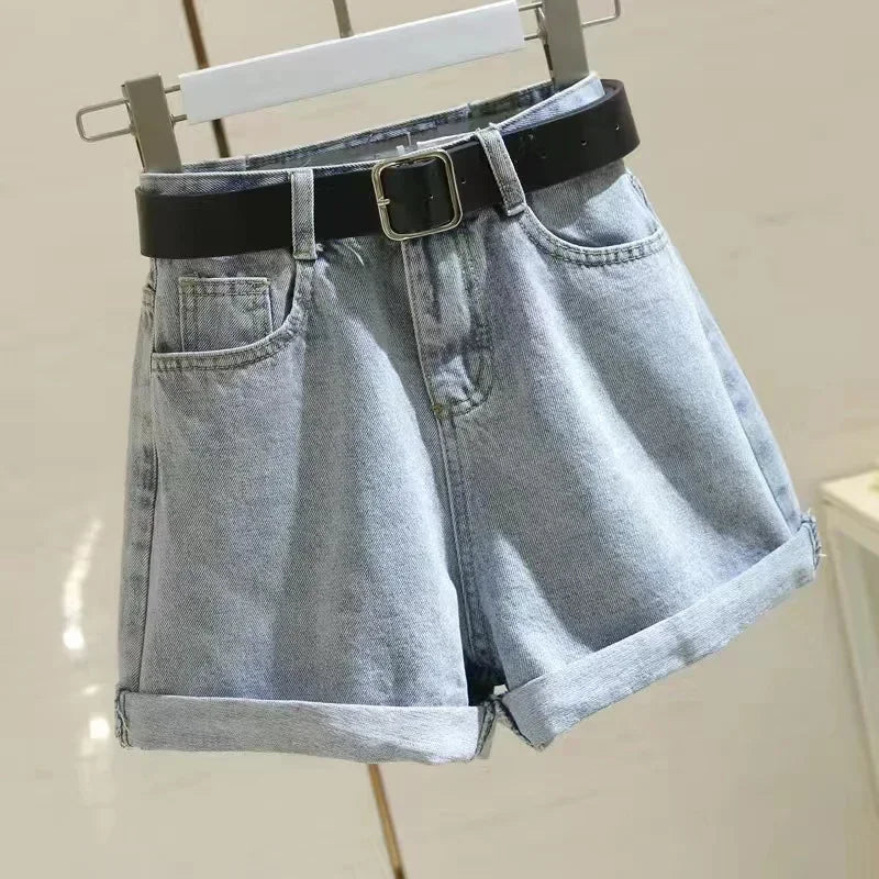 ONE DILEMMA Fashion Printing Shorts Harajuku Y2K Women's clothing Hot Girl Sexy Washed Denim Shorts Low Waist Mini Skirts.