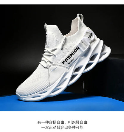 Men Shoes Breathable Fashion Mesh Running Shoes Man High Quality Unisex Light Tennis Baskets Athletic 2023 Sneakers for Men.