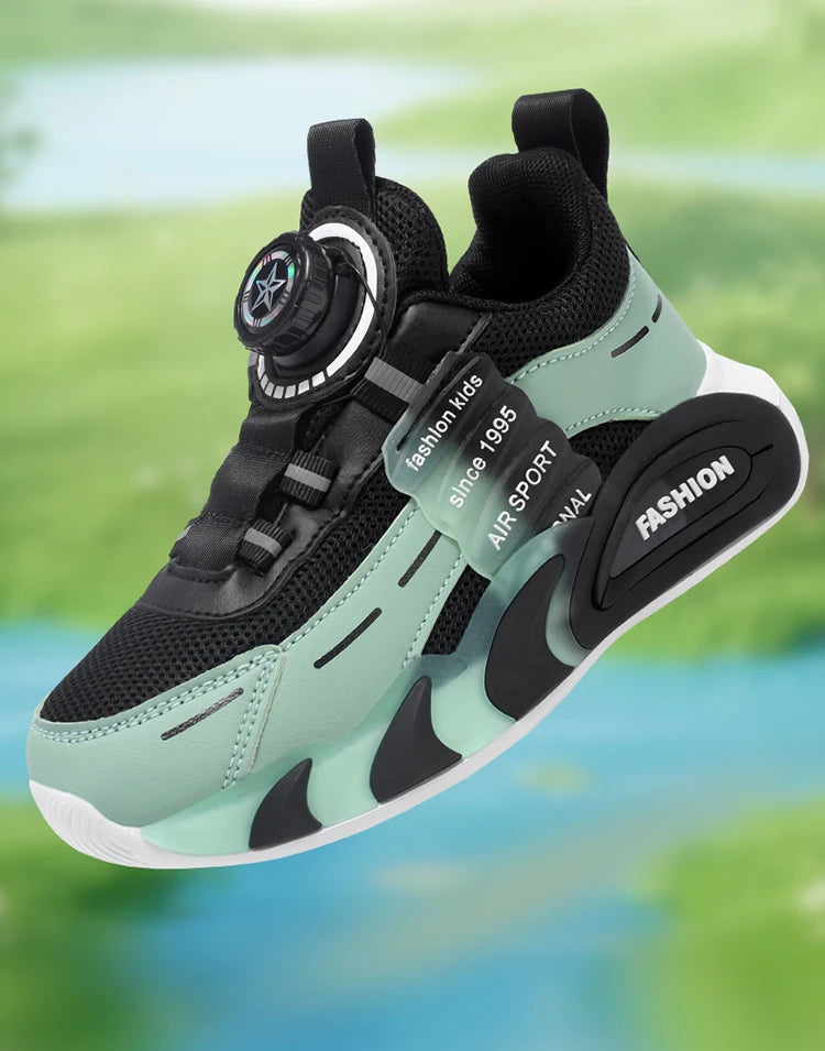 Pink Girl's Fashion Sneakers Anti Slip Comfortable Children Boy's Casual Walking Shoes Outdoor Sport Tennis.