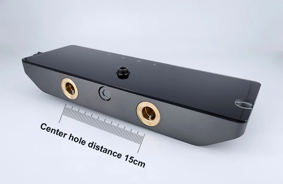 VGX LED Digital Shower System Modern Bathroom Temperature Display Shower Faucet Set Rainlfall Bathroom Mixer Bidet Shower Set