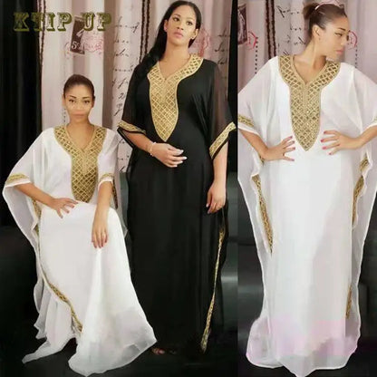 Abaya Marokkanisches Dubai-Kaftan-langes Kleid für muslimische Frauen, Ramadan, Arabisch, Luxus-Stickerei-Spitze, Hochzeitskleid, islamisches Ne.