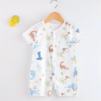 Neugeborenen Baby Kleidung Junge Mädchen baby kleidung artikel Baumwolle Body Sommer Kurzarm Strampler Infant Kleinkind nachtwäsche
