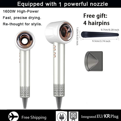 1600W Super Hair Dryer Leafless Hair dryer Personal Hair Care Styling Negative Ion Tool Constant Anion Electric Hair Dryers