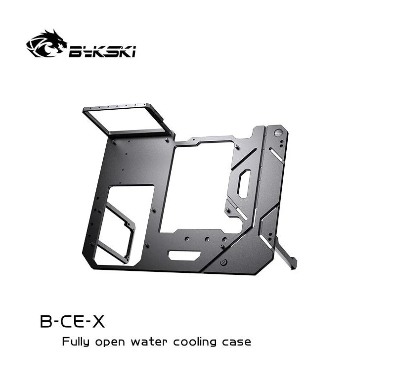 Granzon B-CE-X Open Frame Chassis Distro Plate Water Cooling Computer Case Vertical Horizontal, DIY Display
