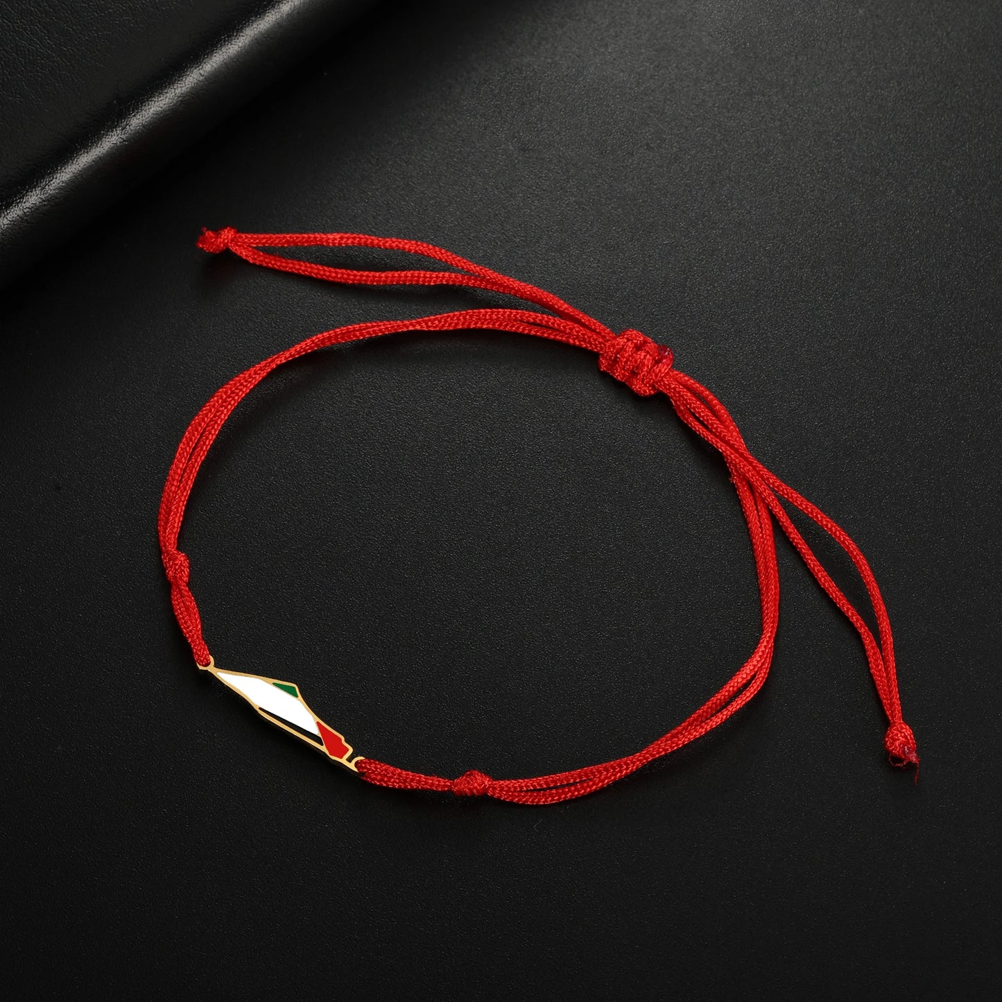 COOLTIME Palestine Map Charm Women Bracelets Stainless Steel Adjustable Double Layer Men Geography Bracelet jewelry Wholesale